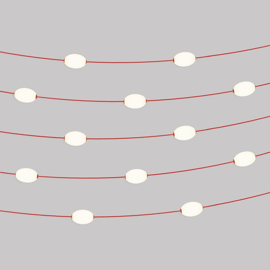 Marina12 – wetterfeste Outdoor-Lichterkette IP67 mit 12 LED-Lichtpunkten Red