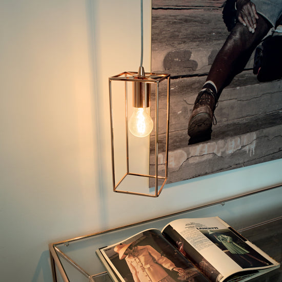 Ideal Lux Pendelleuchte VOLT SP1 / Kupfer