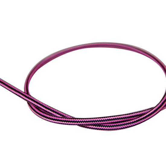 Textilkabel 3x0.75mm / Schwarz-Pink