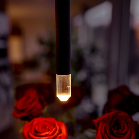 BEISIK LED Pendelleuchte Candle LH1 Schwarz / 7 Watt