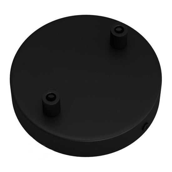 2 Loch Metall Baldachin Kit / Schwarz