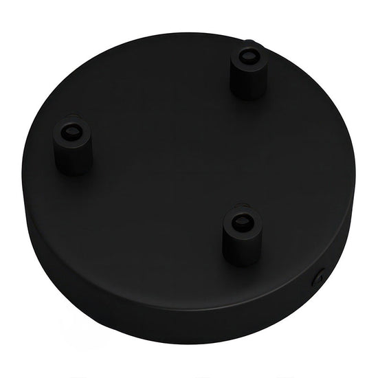 3 Loch Metall Baldachin Kit / Schwarz matt