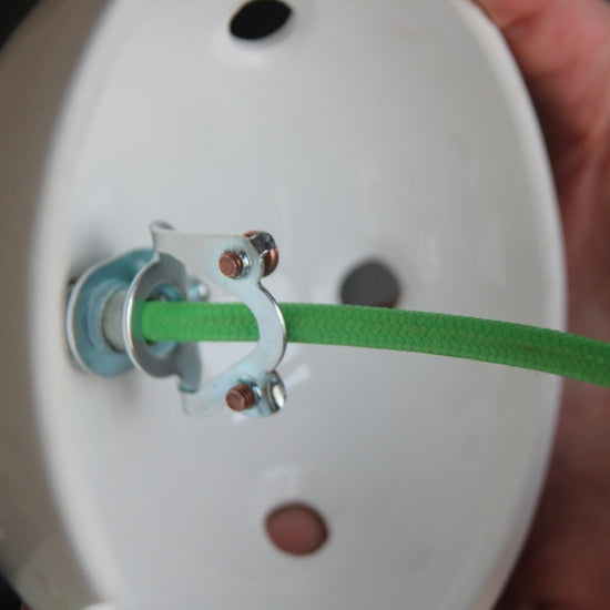 7 Loch Keramik Baldachin Kit / Grau