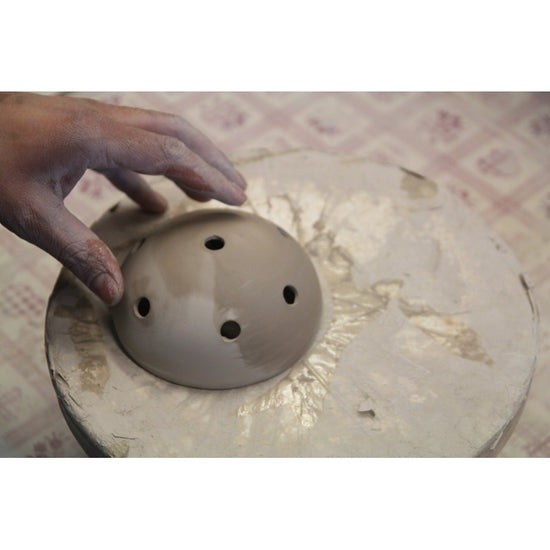 7 Loch Keramik Baldachin Kit / Naturfarben