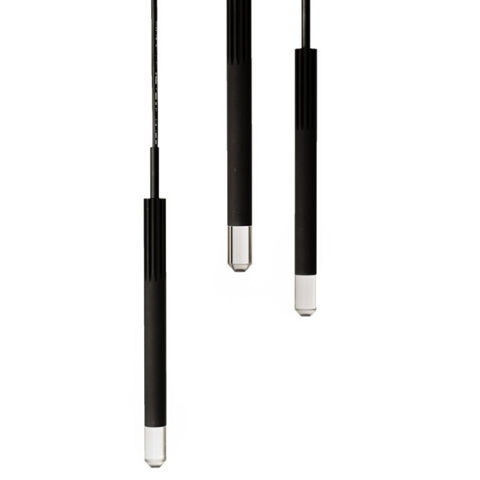 BEISIK LED Pendelleuchte Candle LH3R Schwarz / 7 Watt