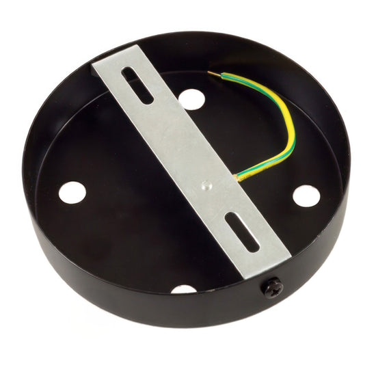 4 Loch Metall Baldachin Kit / Schwarz Matt