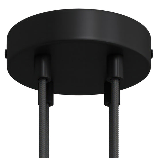 4 Loch Metall Baldachin Kit / Schwarz Matt