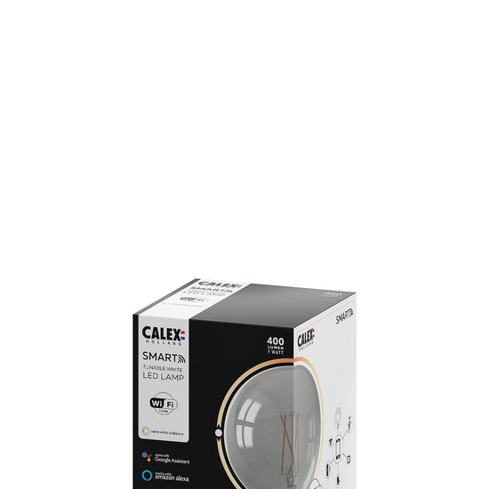 Calex Smart LED Filament Smokey Globe