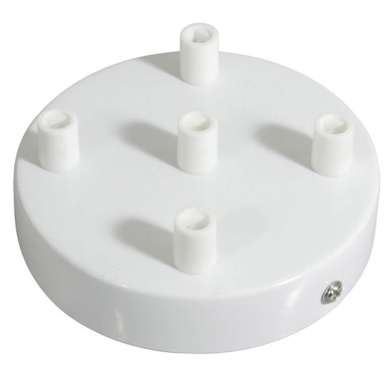 5 Loch Metall Baldachin Kit / Weiss