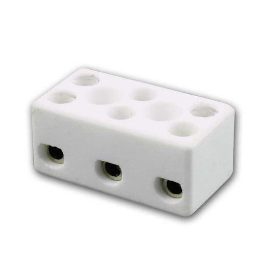 Leuchtenklemme Porzellan 4mm2 / 3polig