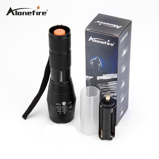 Taktische LED Taschenlampe / Aluminium