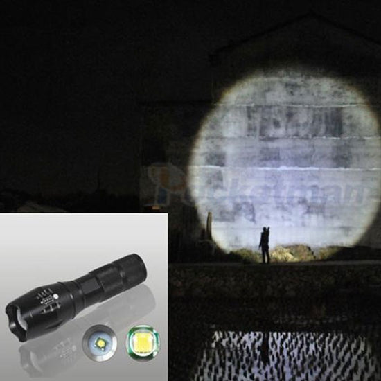 Taktische LED Taschenlampe / Aluminium