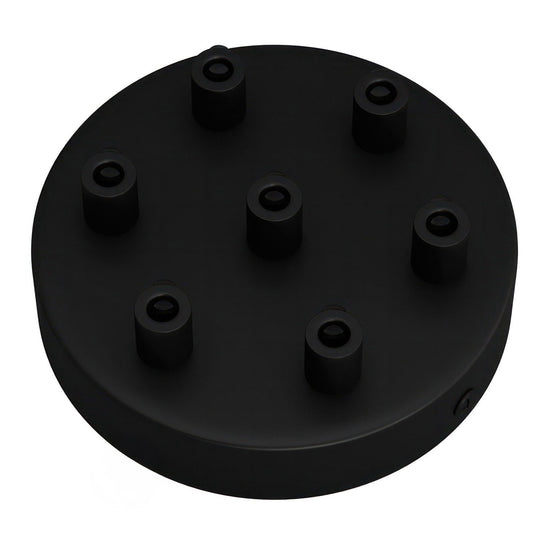 7 Loch Metall Baldachin Kit / Schwarz