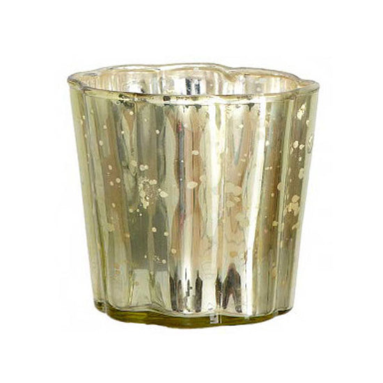 eelichthalter Ø7.5cm mit Wellenmuster, lime-glänzend