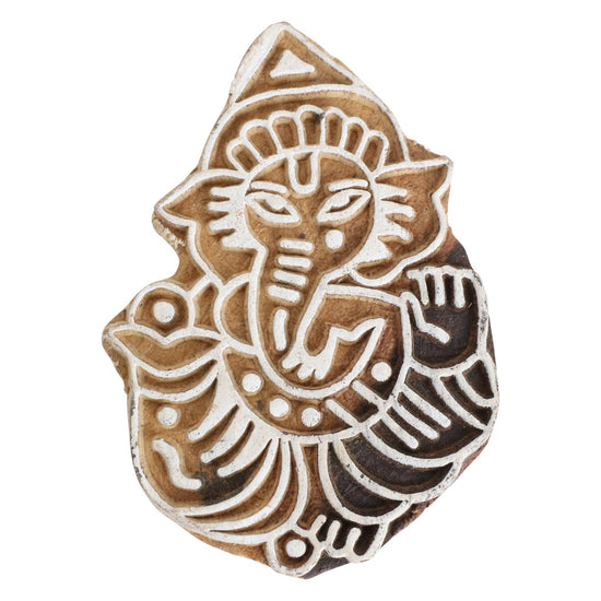 Indischer Holzstempel klein