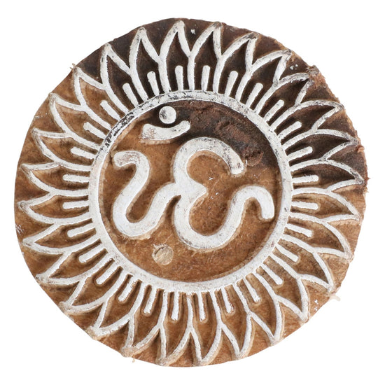 Indischer Holzstempel klein