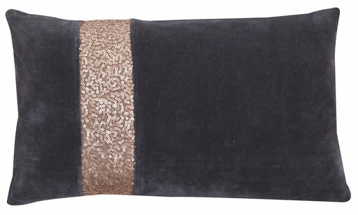 Kissen Velours mit Pailletten