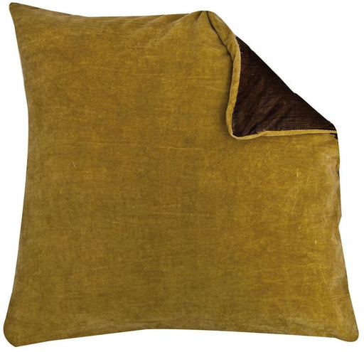 Kissen Velvet Mustard/Black