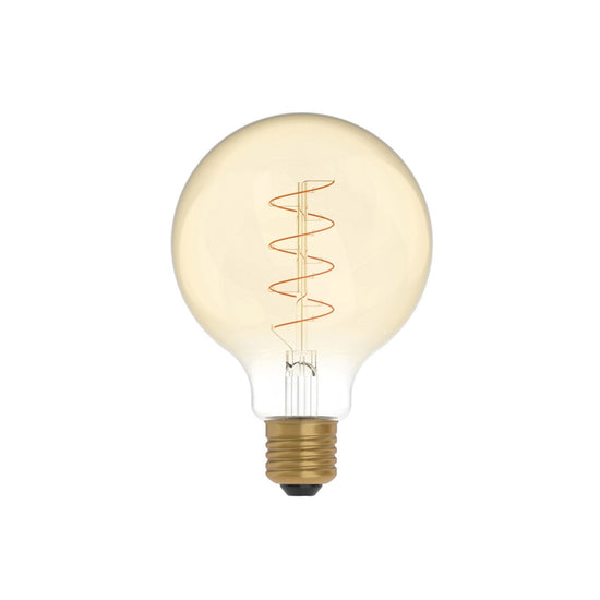 Globe G95 gold curly Carbon Line / 4 Watt E27