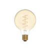 Globe G95 gold curly Carbon Line / 4 Watt E27