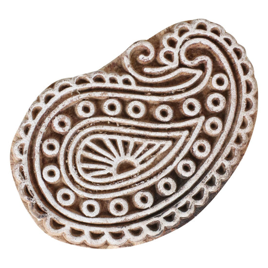 Indischer Holzstempel klein