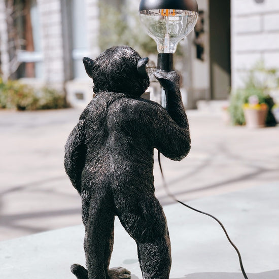 Stehleuchte Koko, stehend, schwarz