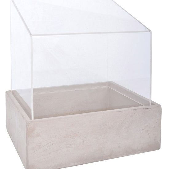 Gewächshaus mit Betonsockel 