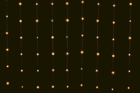 Lichtervorhang Komplettkit Angel Hair Schwarz 2x2.2m LED