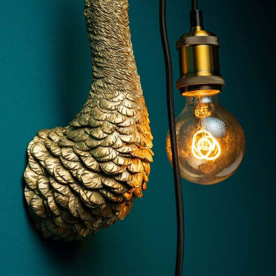 Wandleuchte Strauss Baby Franz Josef, gold