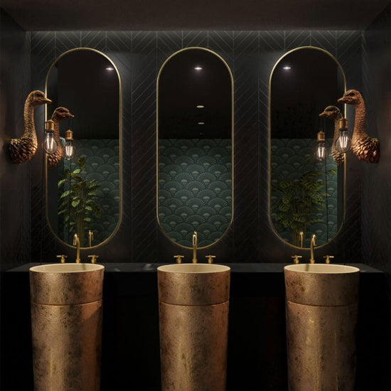 Wandleuchte Strauss Baby Franz Josef, gold