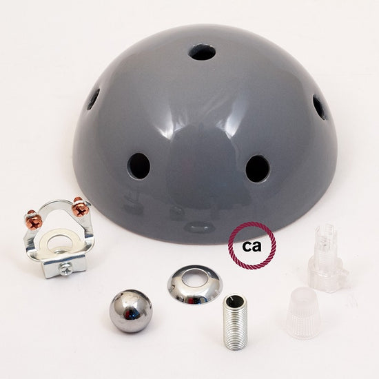 7 Loch Keramik Baldachin Kit / Grau