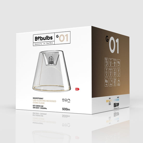 Glühbirne Ghost Line G01 – Transparent 6W