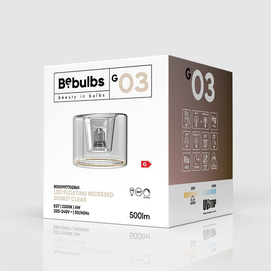 Glühbirne Ghost Line Donut G03 – Transparent 6W