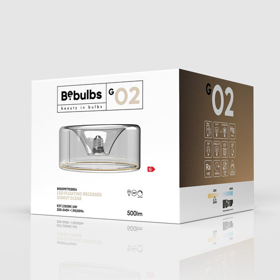 Glühbirne Ghost Line Donut G02 – Transparent 6W