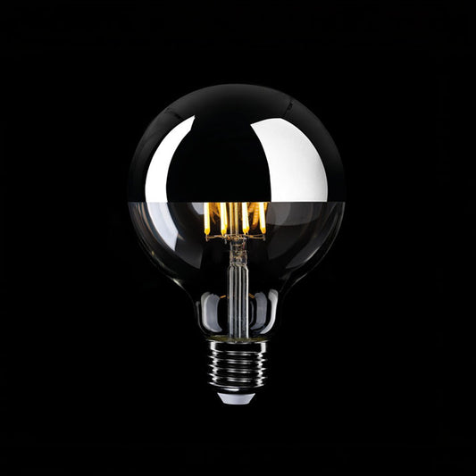 LED G125 Kopfspiegel Silber / 7 Watt E27