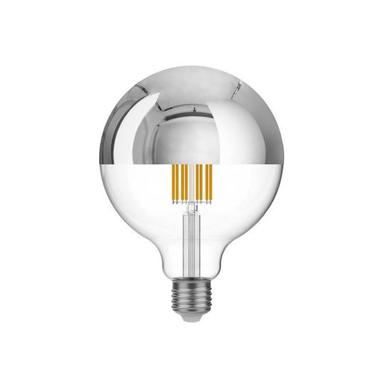 LED G125 Kopfspiegel Silber / 7 Watt E27