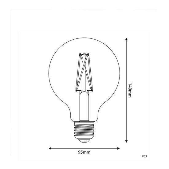 BeBulbs G95 Porzellan