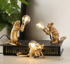 Mauslampe Athos, gold