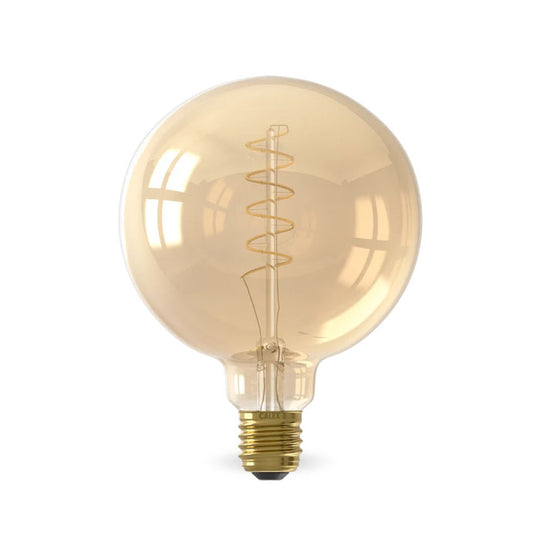 Calex Globe G125 gold curly / 3.8 Watt E27