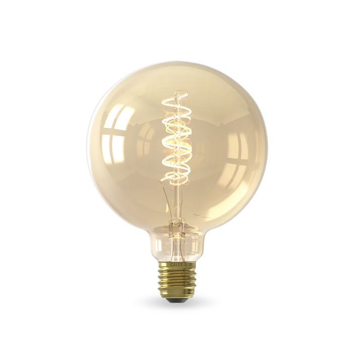 Calex Globe G125 gold curly / 3.8 Watt E27