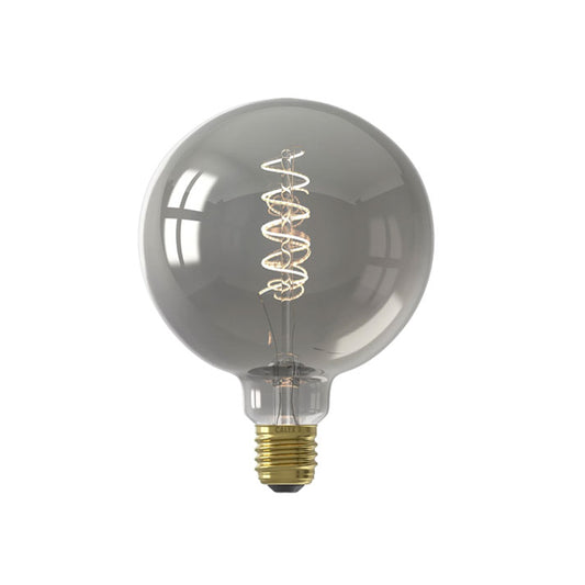 Calex Globe G125 Titanium curly / 4 Watt E27