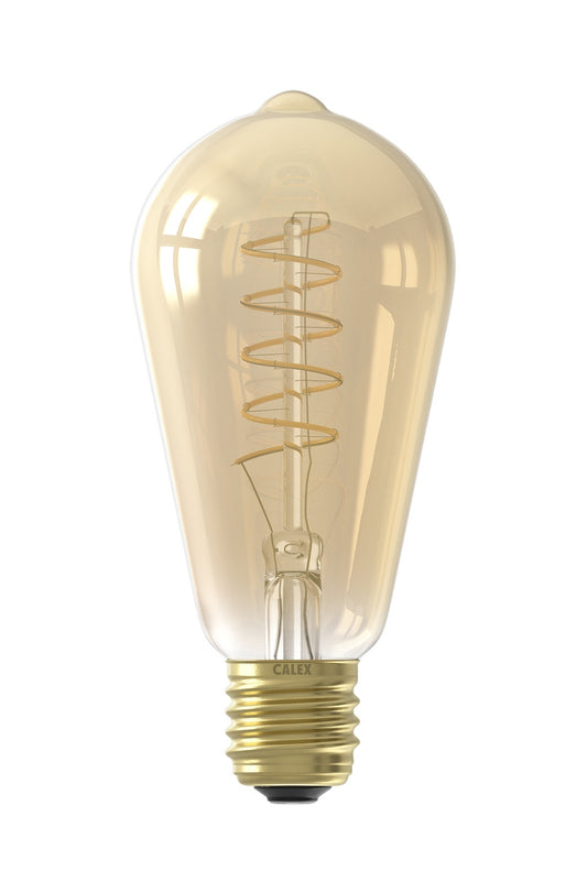 Calex Edison gold curly / 4 Watt E27