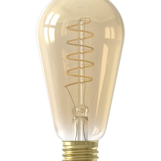 Calex Edison gold curly / 4 Watt E27