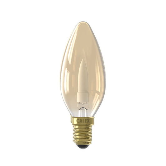 Calex Kerze Gold 2-Schritt Dimmfunktion / 1 Watt E14