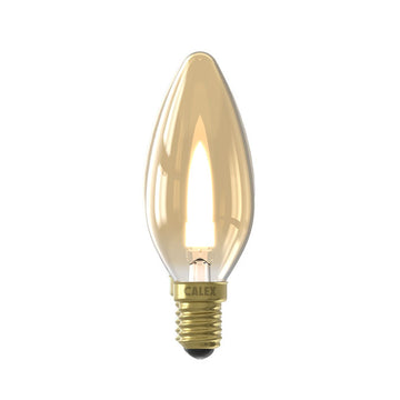 Calex Kerze Gold 2-Schritt Dimmfunktion / 1 Watt E14