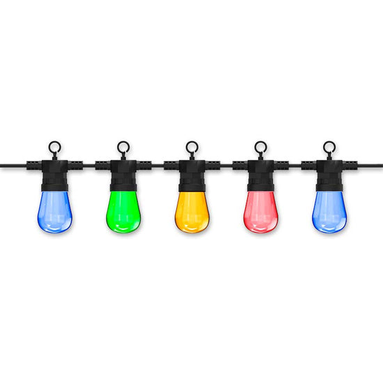 Calex Lichterkette für den Aussenbereich - 10 Lampen - RGB
