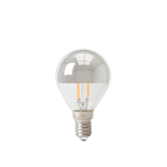 Calex Ball Lamp P45 Kopfspiegel Silber E14