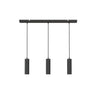 Lampenpendel 3er Schiene GU10 Spots / Schwarz