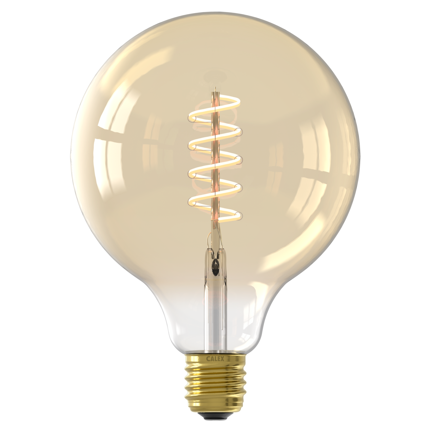 Calex Globe G125 Smart LED Filament Gold Curly / 7 Watt E27