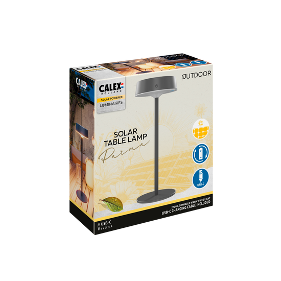 Solar Tischleuchte Parma / Kabellos, USB